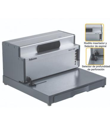 ENCUADERNADORA ESPIRAL METALICA 200ER FELLOWES 0037702