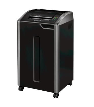 Fellowes 425Ci triturador de papel Corte cruzado 30 cm Negro, Plata