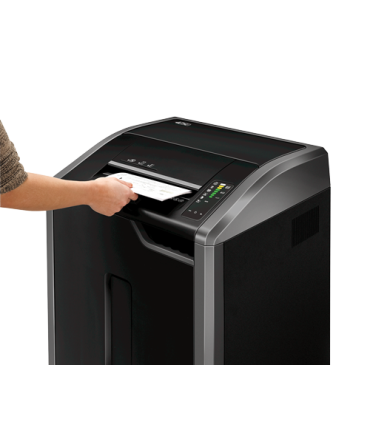 Fellowes 425Ci triturador de papel Corte cruzado 30 cm Negro, Plata