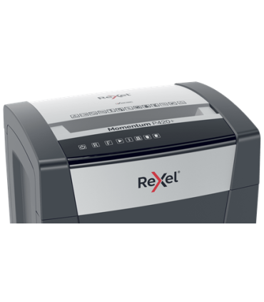 Rexel P420+ triturador de papel Corte cruzado 55 dB Negro
