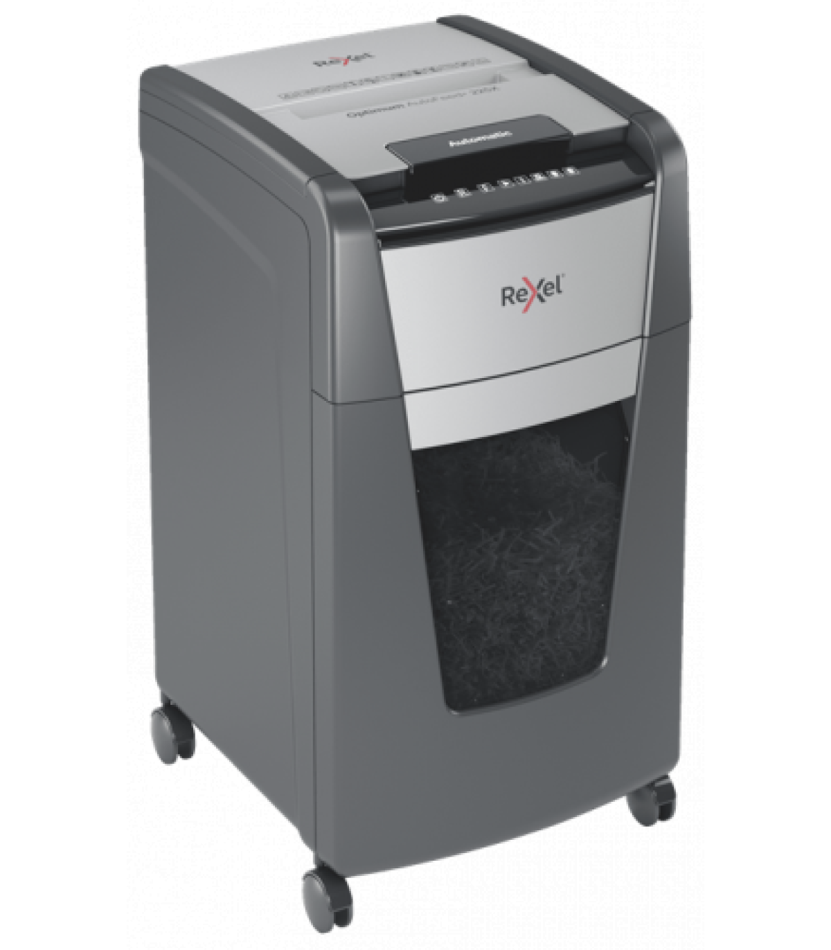 Rexel Optimum AutoFeed+ 225X triturador de papel Corte cruzado 55 dB 23 cm Negro, Gris