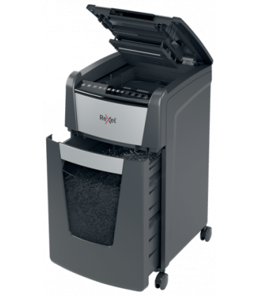 Rexel Optimum AutoFeed+ 300X triturador de papel Corte cruzado 55 dB 23 cm Negro, Plata