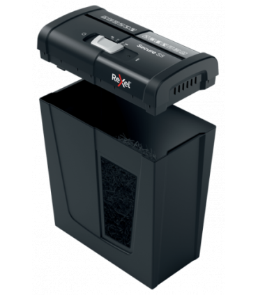 Rexel Secure S5 triturador de papel Corte en tiras 70 dB Negro