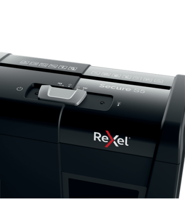 Rexel Secure S5 triturador de papel Corte en tiras 70 dB Negro