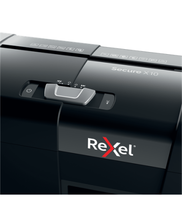 Rexel Secure X10 triturador de papel Corte cruzado 70 dB Negro