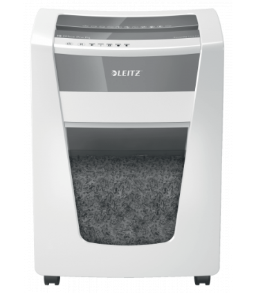 DESTRUCTORA LEITZ IQ OFFICE PRO P4, BLANCO/PLATA LEITZ 80060000