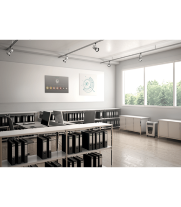 DESTRUCTORA LEITZ IQ OFFICE PRO P4, BLANCO/PLATA LEITZ 80060000