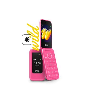 SPC Wild Telefono Movil 4G con Pantallas Principal 2.8" Exterior 1.77" y Tapa - Camara, Radio FM, Linterna - Manos Libres - Colo