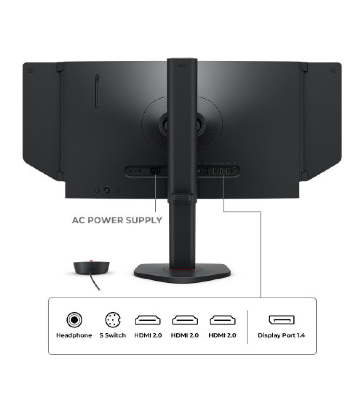 ZOWIE XL2566X+ pantalla para PC 61,2 cm (24.1") 1920 x 1080 Pixeles Full HD Negro