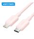 Vention Cable USB 2.0 Tipo C a Lightning - Niquelado - 27W - 3A - Color Rosa