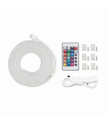 Vention Tira de Luces LED de Neon - Control Remoto - USB 5V - 2m - Flexible y Duradera - Resistente al Agua IP65 - Color Varios