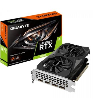 VGA GIGABYTE GV-N3050WF2OCV2-6GD,NV,RTX3050,GDDR6,6GB,96BIT,2HDMI+2DP,WINDFORCE 2X (2 VENTILADORES