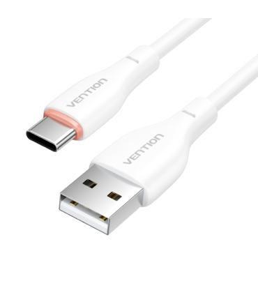 Vention Cable de Carga USB-A/USB-C - 480Mbps - 3A - 15W Max - Color Blanco
