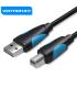 Vention Cable USB 2.0 Impresoras - Transmision 480 Mbps - Recubrimiento Aluminio y Trenza Metalica - Carcasa PVC - AWG 24+28 ..