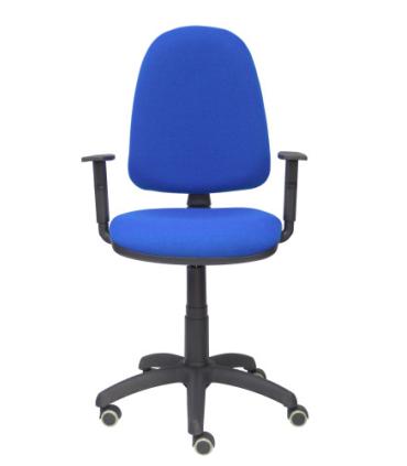 SILLA OFICINA OPERATIVA APOYABRAZOS REGULABLES AYNA AZUL PIQUERAS Y CRESPO 04CPBALI229B10RP