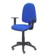 SILLA OFICINA OPERATIVA APOYABRAZOS REGULABLES AYNA AZUL PIQUERAS Y CRESPO 04CPBALI229B10RP