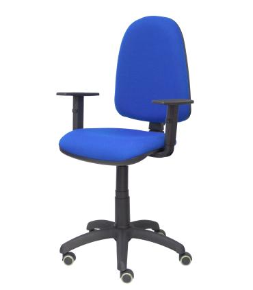 SILLA OFICINA OPERATIVA APOYABRAZOS REGULABLES AYNA AZUL PIQUERAS Y CRESPO 04CPBALI229B10RP
