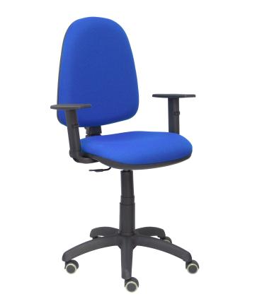 SILLA OFICINA OPERATIVA APOYABRAZOS REGULABLES AYNA AZUL PIQUERAS Y CRESPO 04CPBALI229B10RP