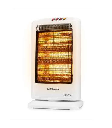 Orbegozo BP 0303 B Estufa Halogena Confort Hogar - Potencia Ajustable - Sistema Antivuelco - Facil Transporte - sin Emision..