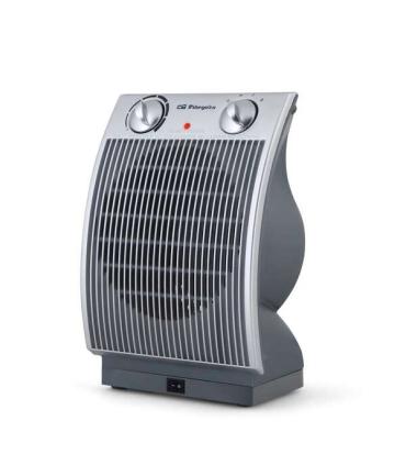 Orbegozo FH 6035 Calefactor Compacto y Oscilante - Calor Instantaneo - Termostato Regulable - Funcion Ventilador - Proteccion co