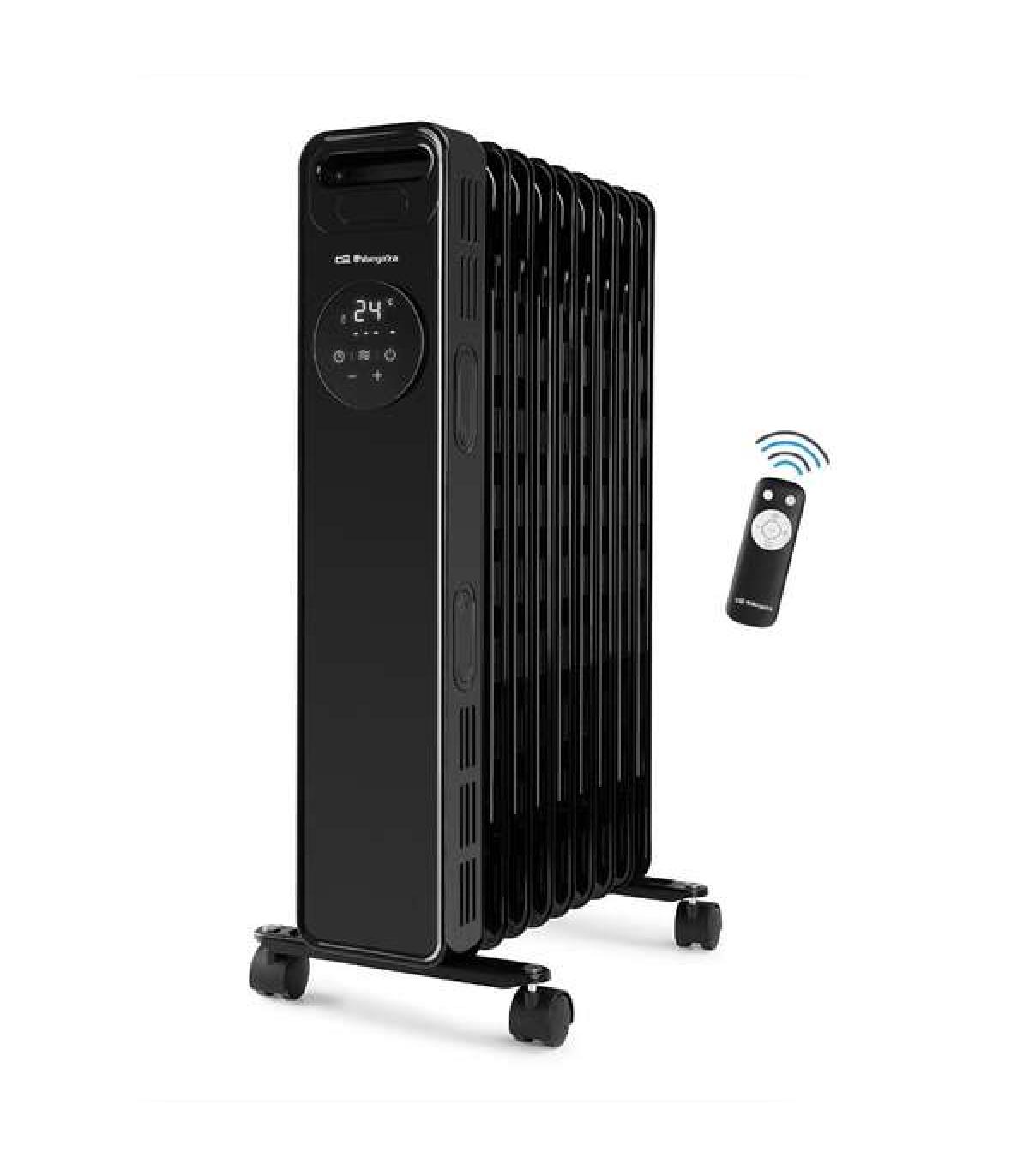 Orbegozo RAD 2010 Radiador de Aceite Digital - Potente y Eficiente - Pantalla LED Tactil - Mando a Distancia - Proteccion Antivu