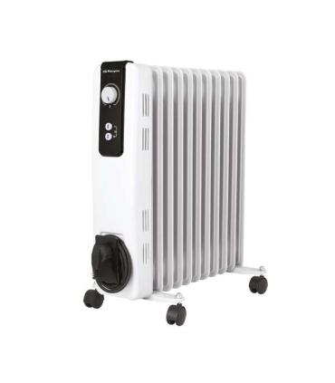 Orbegozo RH-2500 Radiador de Aceite Compacto y Potente - Potencia de 2500W - Elementos de Alta Inercia Termica - Termostato Regu