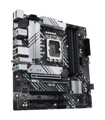 Asus Prime B660M-A WiFi D4 Placa Base Intel 1700 4x DDR4 - WiFi, Bluetooth, HDMI, M.2, PCIe3.0, 4.0, 4x Sata III, USB 3.2, Micro