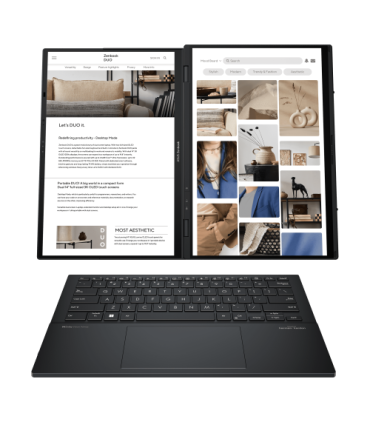 ASUS Zenbook Duo OLED UX8406MA-QL396W - Ordenador Portátil 14" WUXGA (Intel Core Ultra 9 185H, 32GB RAM, 1TB SSD, Arc Graphics..