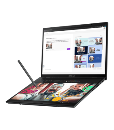 ASUS Zenbook Duo OLED UX8406MA-QL396W - Ordenador Portátil 14" WUXGA (Intel Core Ultra 9 185H, 32GB RAM, 1TB SSD, Arc Graphics..