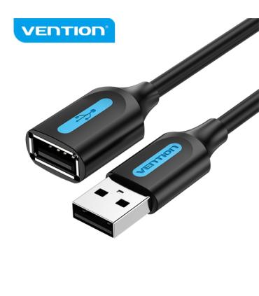 Vention CableTech USB 2.0 Extensor - Conector a Macho a a Hembra - 50 cm - Alta Compatibilidad - Color Negro