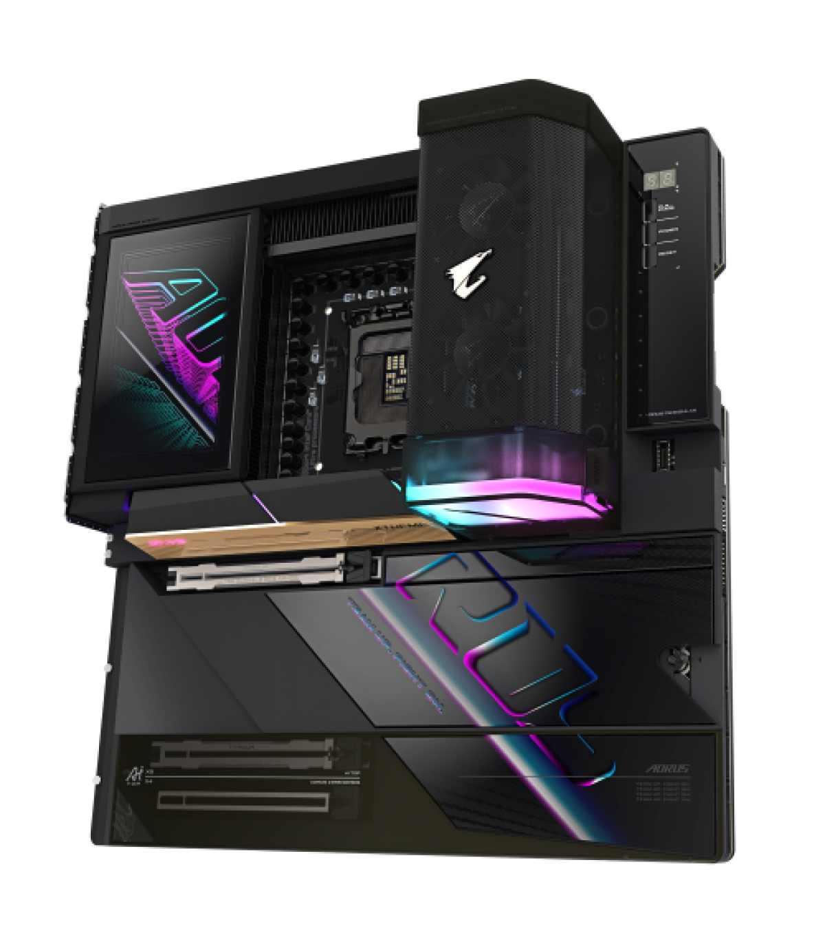 GIGABYTE Z890 AORUS XTREME AI TOP Placa Base - Compatible con CPUs Intel Core Ultra (Serie 2), VRM de 22+1+2 fases, hasta 9500MH