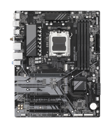 GIGABYTE B650 UD AX Placa Base - Compatible con CPUs AMD Ryzen Serie 9000, VRM de 6+2+2 fases, hasta 7600MHz DDR5 (OC), 1x PCIe.
