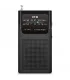 SPC Icy Max Radio Portatil Analogica FM/AM - Entrada Jack 3.5mm - Antena Telescopica - Alimentacion con Pilas - Color Negro