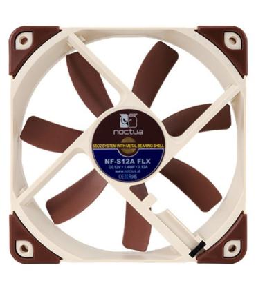 NOCTUA VENTILADOR CAJA NF-S12A-FLX, 120MM FAN, 120X120X25MM, 12V, 1200RPM/900RPM/700RPM, 17,8 DB(A), 107,5 M3/H, 1,19 MM H2O, 3.