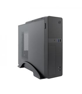 Coolbox T310 Slim Caja Torre MicroATX - Tamaño Disco Soportado 3.5", 2.5" - USB-A 3.0, USB-C y Audio + Fuente de Alimentación