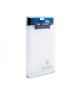 Coolbox Caja Externa 2,5" SlimChase T-2533 SATA - USB3.0 - Transparente