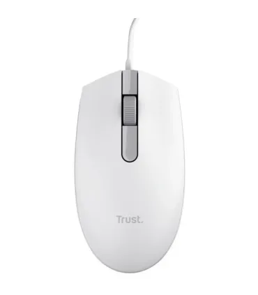 Trust TM101 Eco Raton USB 1200dpi - Fabricado con 50% de Plasticos Reciclados - 3 Botones - Uso Ambidiestro - Cable de 1.60m ..