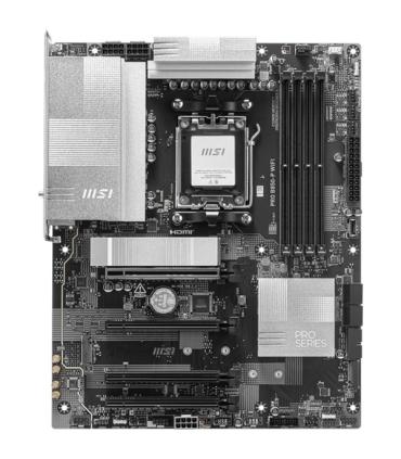 PLACA MSI PRO B850-P WIFI,AMD,AM5,B850,4DDR5,256GB,WIFI,ATX