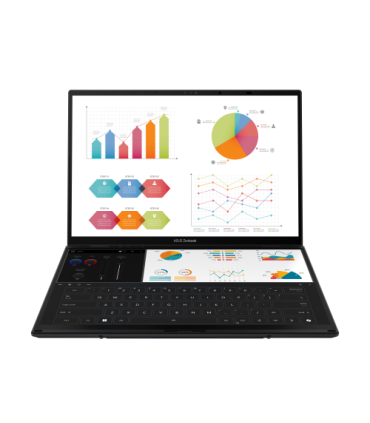 ASUS Zenbook Duo OLED UX8406CA-PZ009W - Ordenador Portátil 14" WQXGA+ 120Hz (Intel Core Ultra 9 285H, 32GB RAM, 2TB SSD, Arc 140