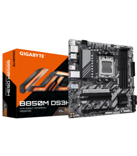 GIGABYTE B850M DS3H Placa Base - Procesadores AMD Ryzen Serie 9000, 16+2+2 fases VRM digitales, hasta 8200MHz DDR5 (OC), 1xPCIe.