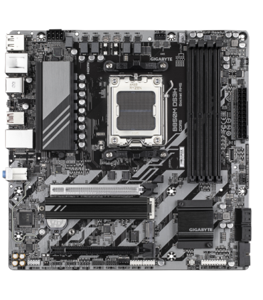 GIGABYTE B850M DS3H Placa Base - Procesadores AMD Ryzen Serie 9000, 16+2+2 fases VRM digitales, hasta 8200MHz DDR5 (OC), 1xPCIe.