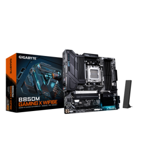 GIGABYTE B850M GAMING X WIFI6E Placa Base - Procesadores AMD Ryzen Serie 9000, VRM Digital 10+2+2 fases, hasta 8200MHz DDR5 (OC.