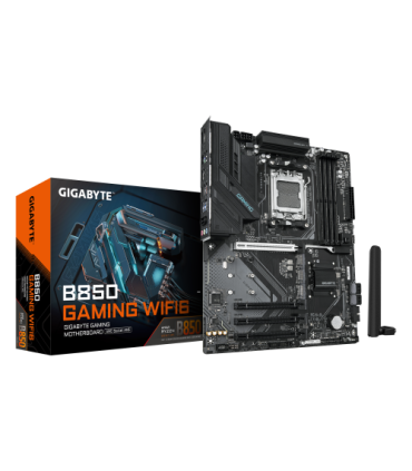 GIGABYTE B850 GAMING WIFI6 Placa Base - Procesadores AMD Ryzen Serie 9000, VRM digital de 6+2+2 fases, hasta 8200MHz DDR5 (OC..