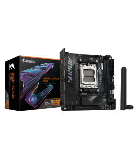 GIGABYTE B850I AORUS PRO Placa Base - Compatible con procesadores AMD Ryzen Serie 9000, VRM digital de 8+2+1 fases, hasta 8400MH