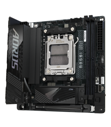 GIGABYTE B850I AORUS PRO Placa Base - Compatible con procesadores AMD Ryzen Serie 9000, VRM digital de 8+2+1 fases, hasta 8400MH