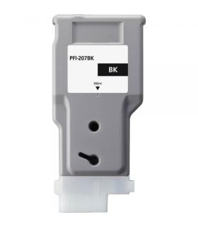 Canon PFI207 Negro Cartucho de Tinta Generico - Reemplaza PFI207BK/8789B001