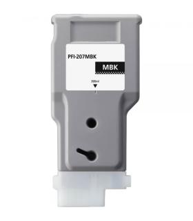 Canon PFI207 Negro Mate Cartucho de Tinta Pigmentada Generico - Reemplaza PFI207MBK/8788B001