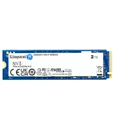 Kingston NV3 Disco Duro Solido SSD M2 2280 2TB PCIe 4.0 NVMe 3D NAND