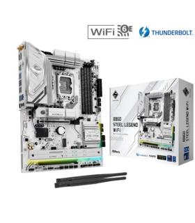 PLACA ASROCK B860 STEEL LEGEND WIFI,INTEL,1851,B860,4DDR5,USB 10GBPS,WIFI,ATX