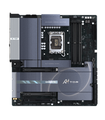 PLACA GIGABYTE Z890 AI TOP,INTEL,1851,Z890,4DDR5,256GB,HDMI+DP+2THUNDERBOLT,8SATA3+4M.2,2LAN10GB+WIFI7+BT5.3,1USB4+12USB3.2,E-AT